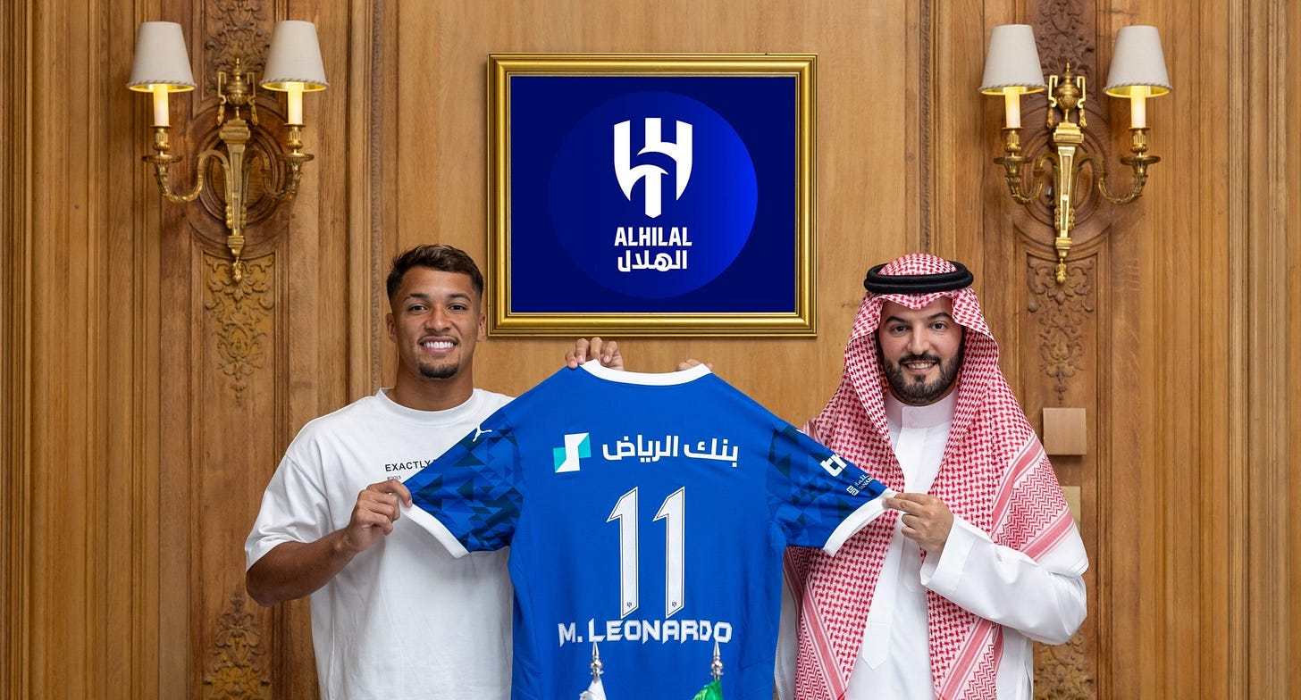 OFFICIAL: Al Hilal complete signing of Marcos Leonardo for €40m OFFICIAL: Al Hilal complete signing of Marcos Leonardo for €40m