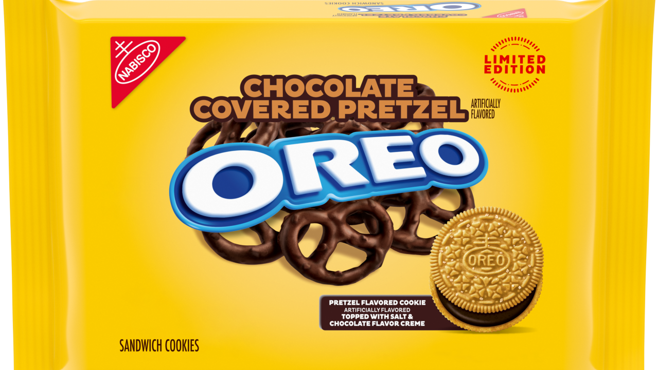 Oreo unveils Chocolate Covered Pretzel, a sweet and savory cookie