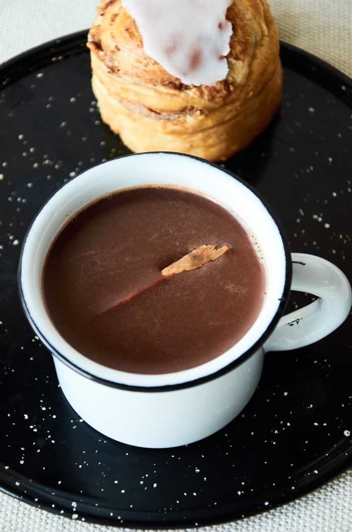 cup of authentic Mexican hot chocolate