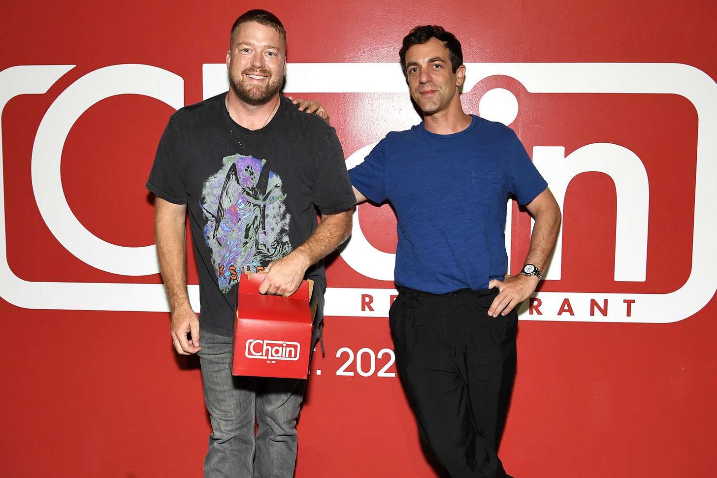 B.J. Novak Says His Famous Friends Are 'Relieved' When He Suggests a Fast  Food Restaurant