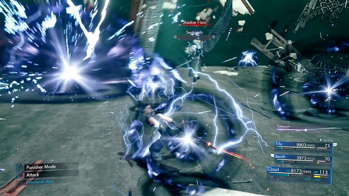 The Enigmatic Specter's "Consume" vs Sephiroth's "Shadow Flare"