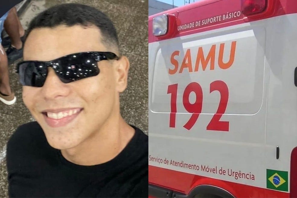 Jovem de 22 anos morre após sofrer parada cardíaca durante partida de futsal — Foto: Reprodução/Redes Sociais Jovem de 22 anos morre após sofrer parada cardíaca durante partida de futsal — Foto: Reprodução/Redes Sociais
