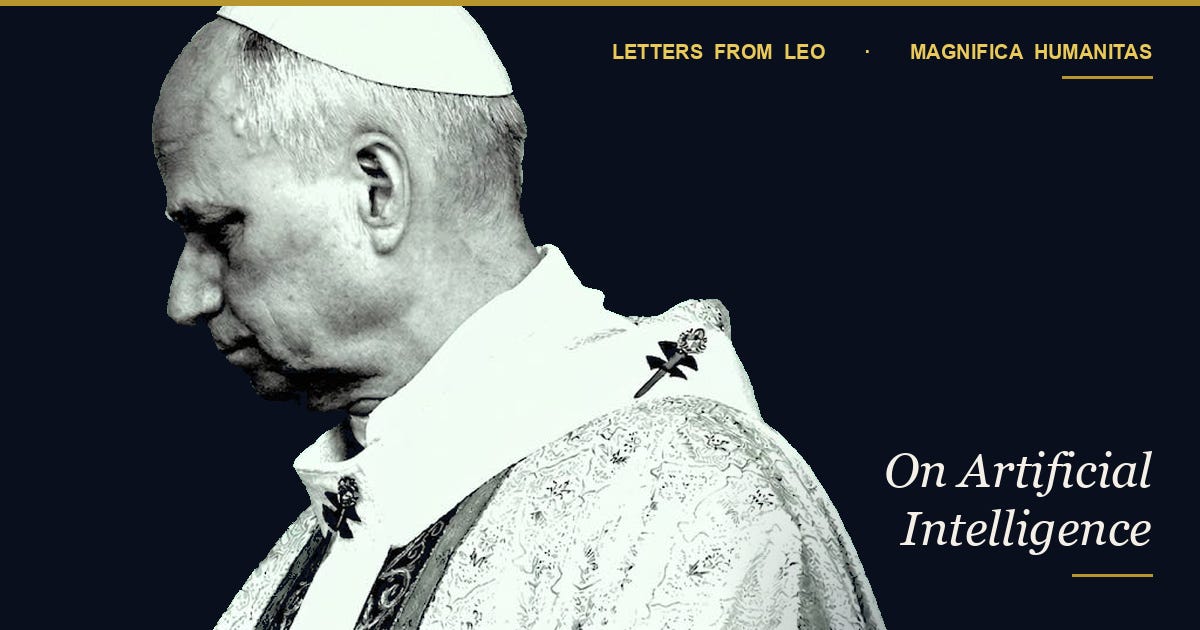 Stand With Pope Leo XIV social preview card for the Magnifica Humanitas encyclical reader page. Stand With Pope Leo XIV social preview card for the Magnifica Humanitas encyclical reader page.