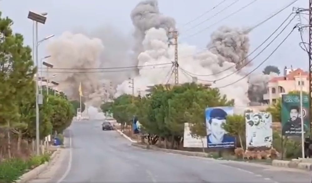 After a year of violations, Israel intensifies bombing of Lebanon as another war looms - Palestine Will Be Free