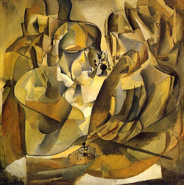Portrait of Chess Players by Marcel Duchamp