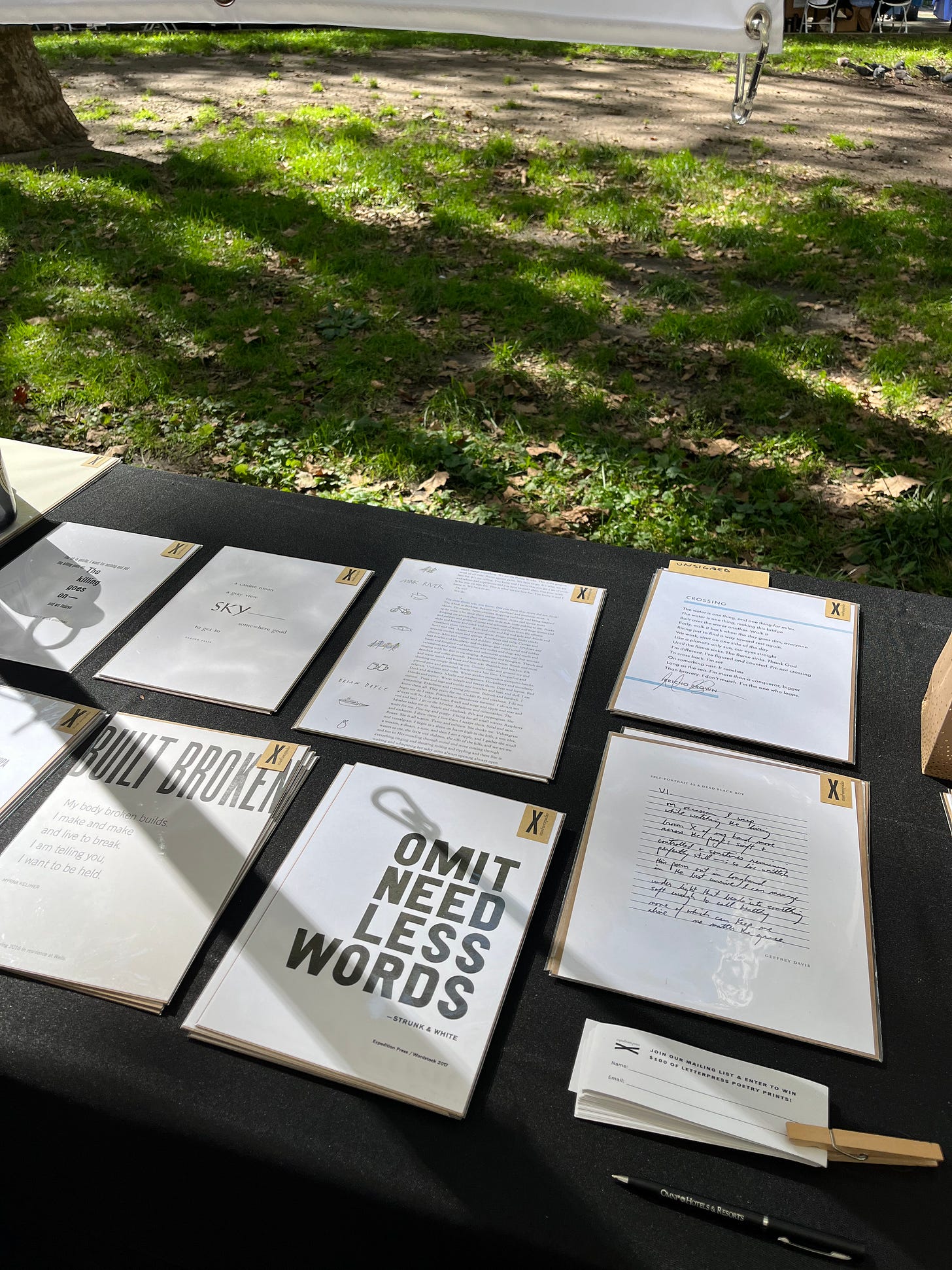 prints from expedition prints at the book festival