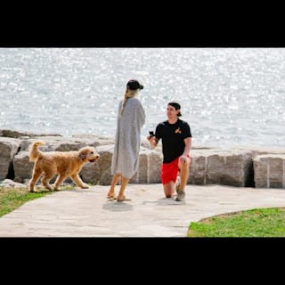 Sean Monahan Proposing His Girl Friend Britt Rosenbergat