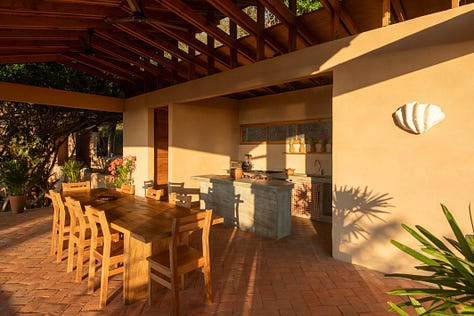 A series of photographs of a luxury house on the Pacific Coast of Oaxaca
