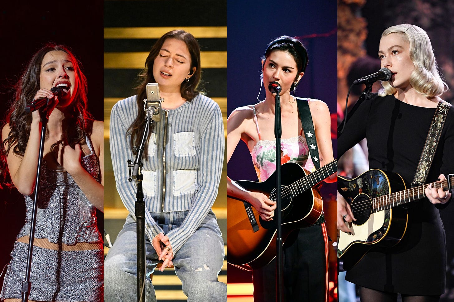 Olivia Rodrigo Lizzy McAlpine Gracie Abrams and Phoebe Bridgers. Olivia Rodrigo Lizzy McAlpine Gracie Abrams and Phoebe Bridgers.