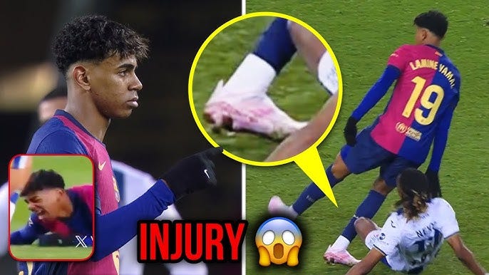 Lamine Yamal Injury against Leganes 🤕