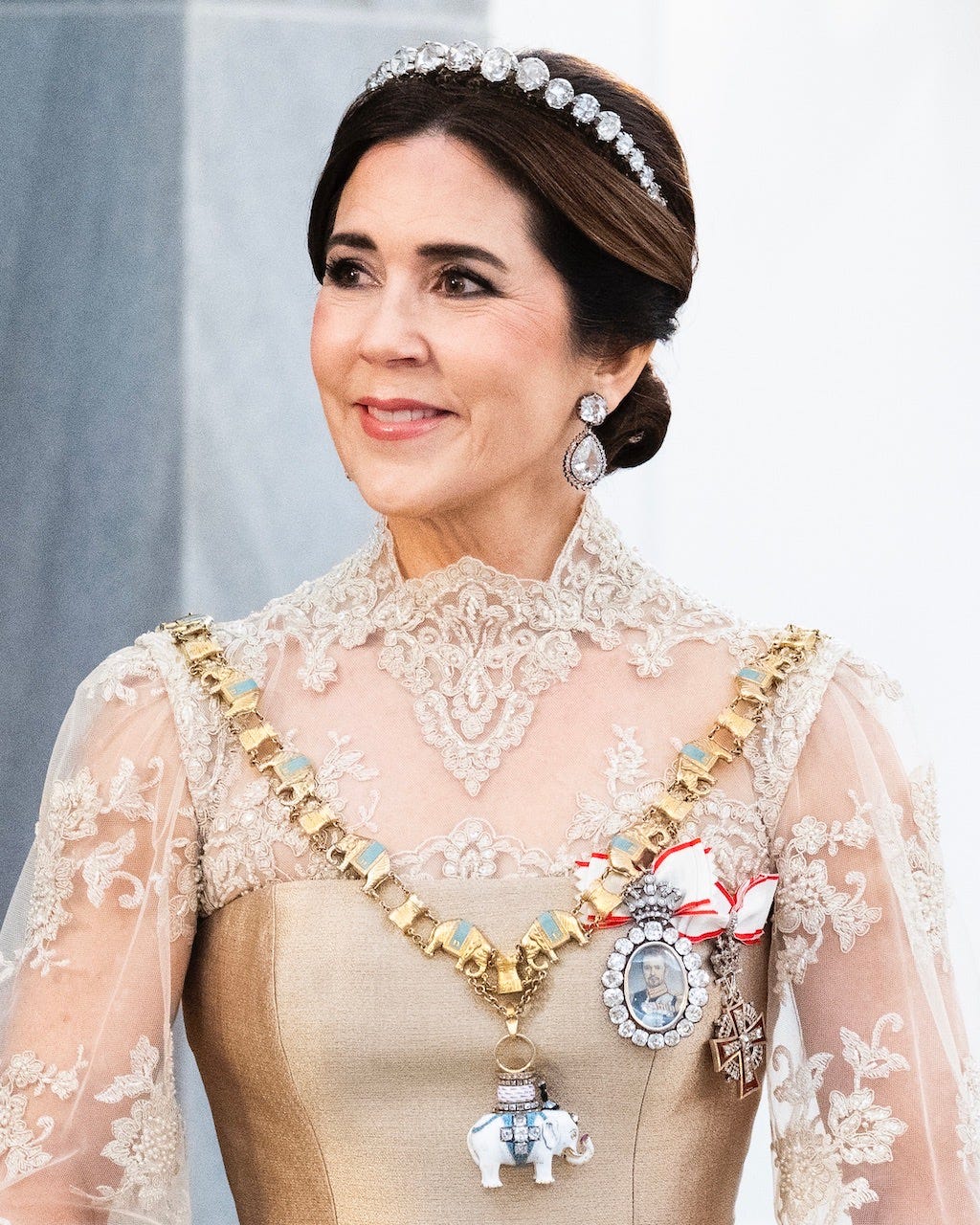 Queen Mary's Rose-Cut Diamond Bandeau Tiara