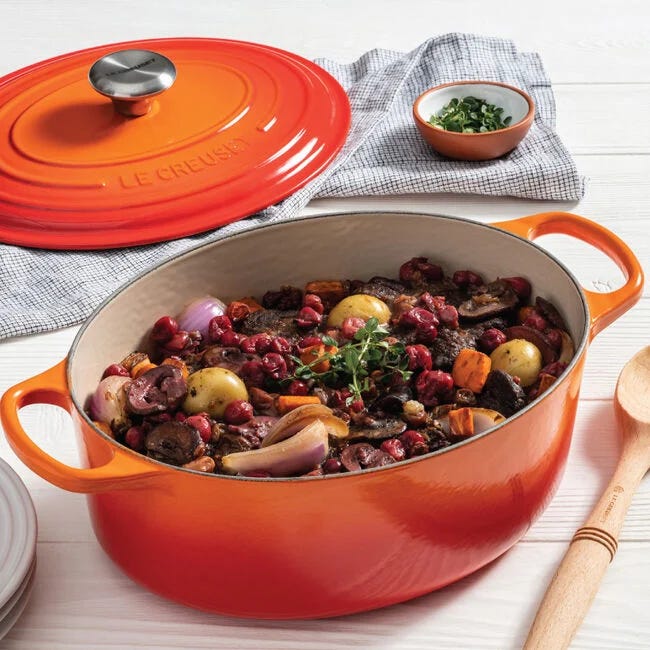 Le Creuset Enameled Cast Iron Oval Dutch Oven | Nectar, 6 3/4 qt.