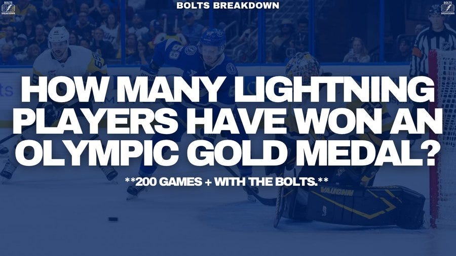 Tampa Bay Lightning Trivia: “How many Lightning players have won an Olympic gold medal?”