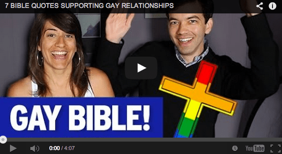 Screen Shot of Arielle Scarcella And Matthew Vines Screen Shot of Arielle Scarcella And Matthew Vines