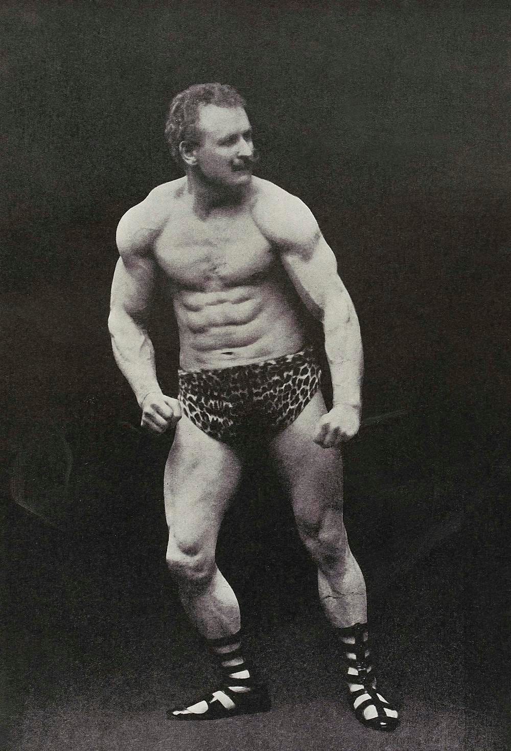 Eugen Sandow was the posterboy of physical culture: his 1904 visit to South  Africa reinforced racist ideas