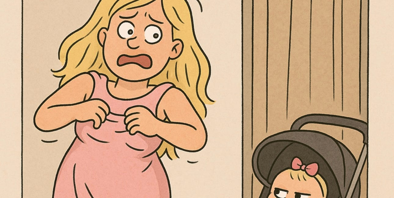 I got stuck in a dress.. in a Zara fitting room this week!