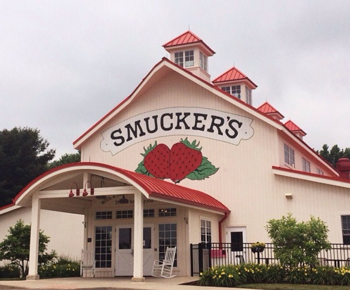 Smucker's headquarters in Orrville, Ohio | Amish country ohio, Amish ...