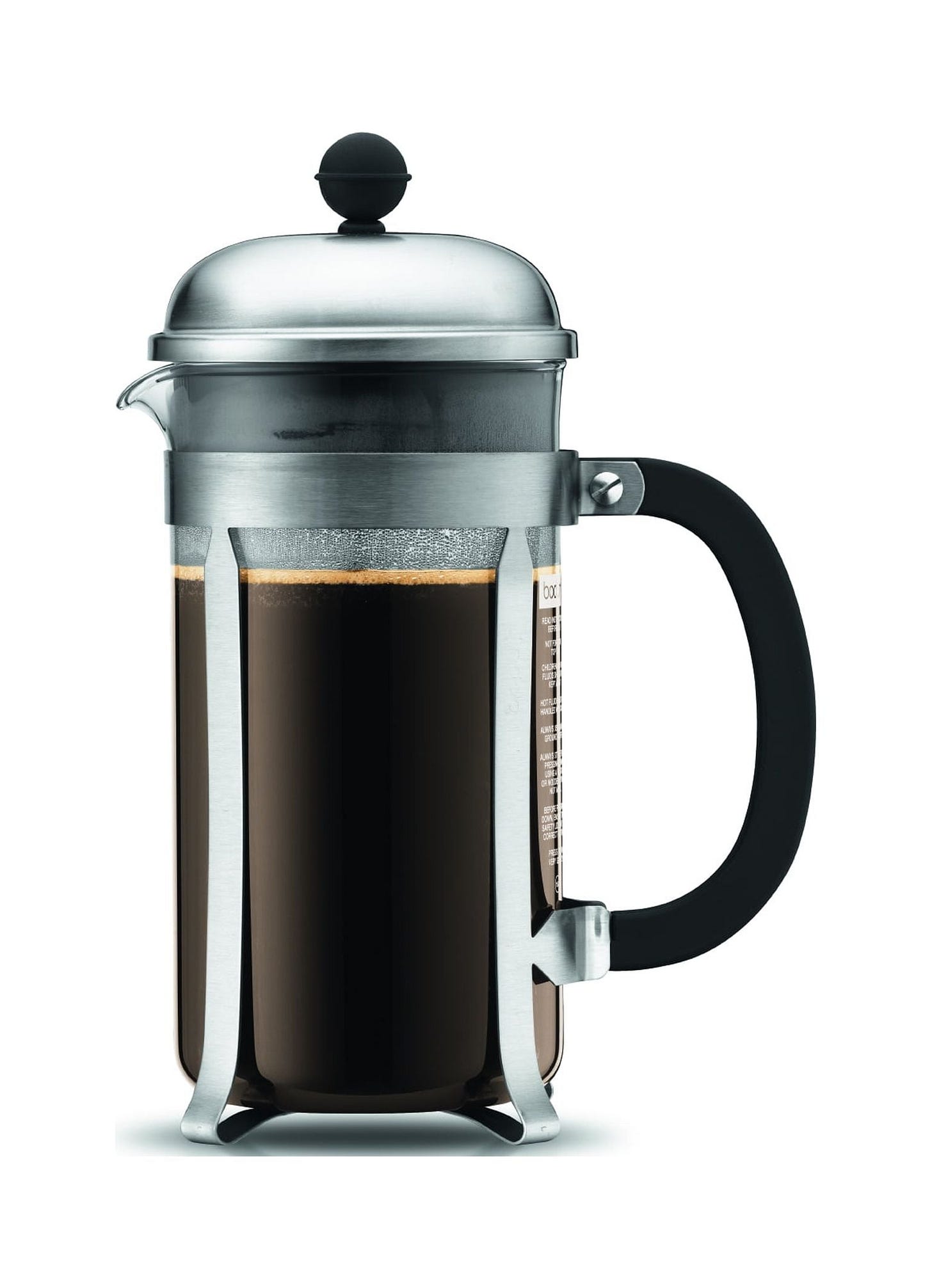 Bodum Chambord French Press Coffee Maker with Borosilicate Glass Carafe ...