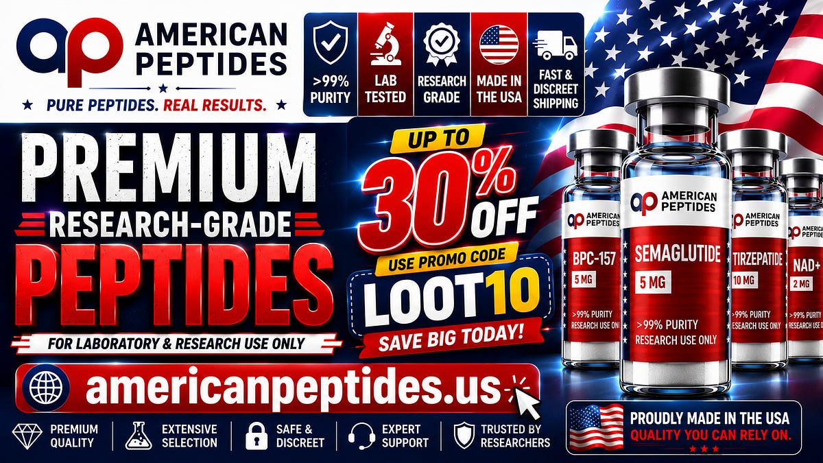 5 Best Research Peptide Suppliers in 2026: AmericanPeptides.us, COAs & LOOT10