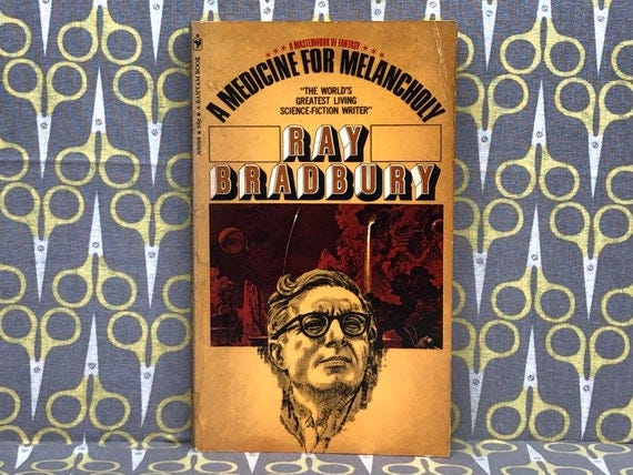 A Medicine for Melancholy by Ray Bradbury Paperback Book Vintage - Etsy