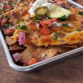 Healthier Sheet Pan Nachos