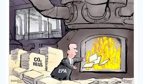 This week's #climatechange editorial cartoons 🔥 1) the EPA destroys the  Endangerment Finding which is the legal and scientific foundation of EPA's  responsibility to limit greenhouse emissions 😡 2) Trump's effort to