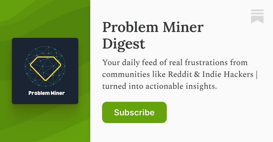 Dig In Problem The Daily Dig | 2025-12-08 - Problem Miner Digest