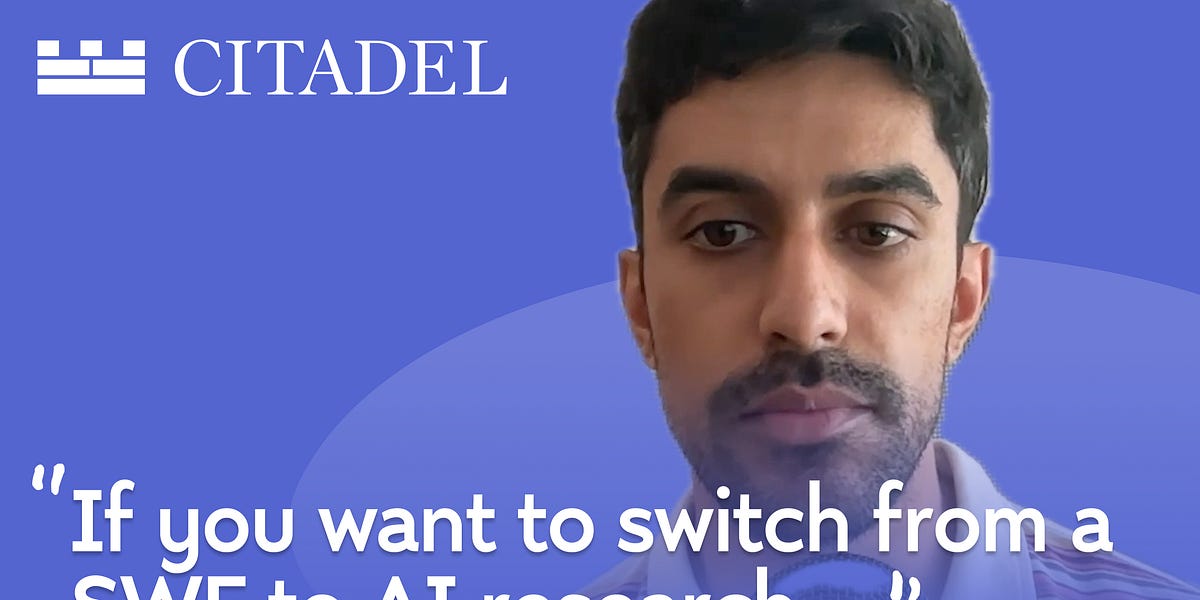 Citadel Research Stanford PhD, AI Researcher and Ex-Citadel Quant Shares His Experience