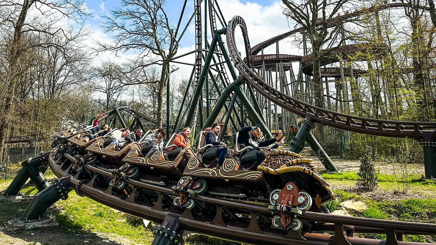 Opening of Toutatis - Intamin Amusement Rides