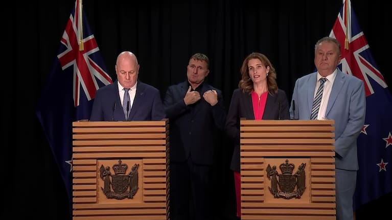 Prime Minister Christopher Luxon, Finance Minister Nicola Willis and Associate Energy Minister Shane Jones. Prime Minister Christopher Luxon, Finance Minister Nicola Willis and Associate Energy Minister Shane Jones.