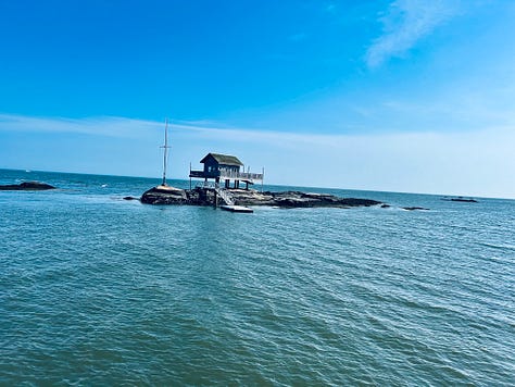 water, islands, sky, buildings