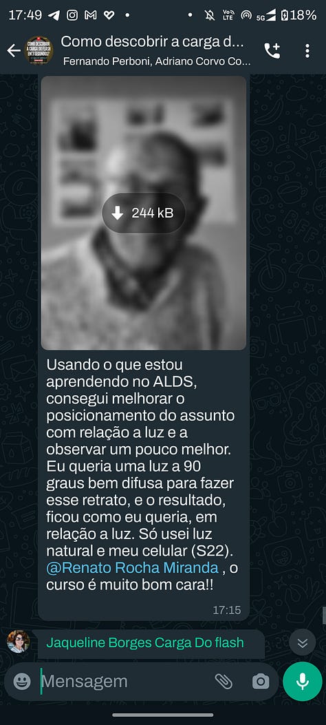 depoimentos dos alunos
