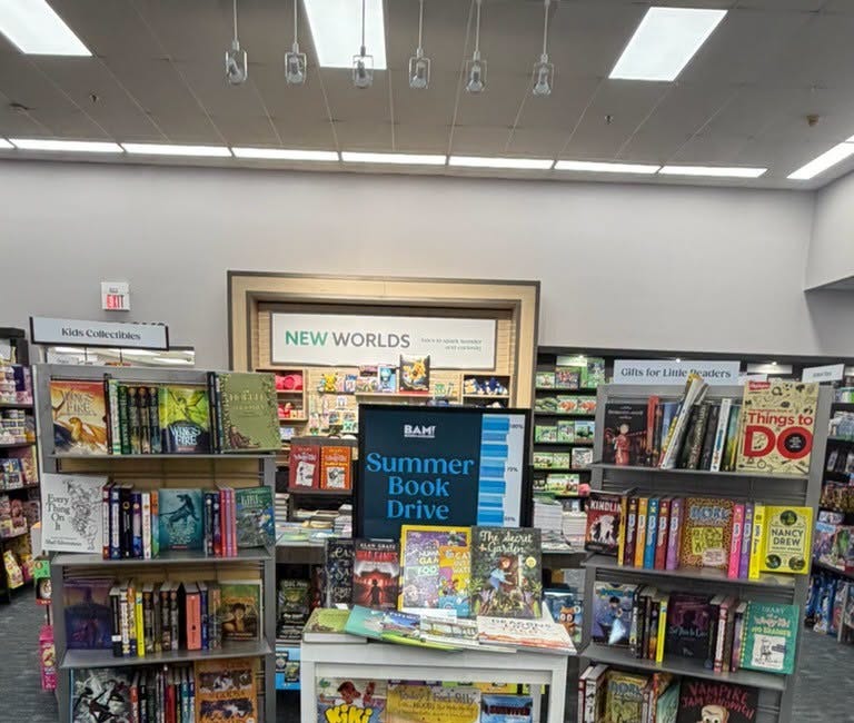 Books-A-Million Donation Brings 300 New Books to Manatee Elementary
