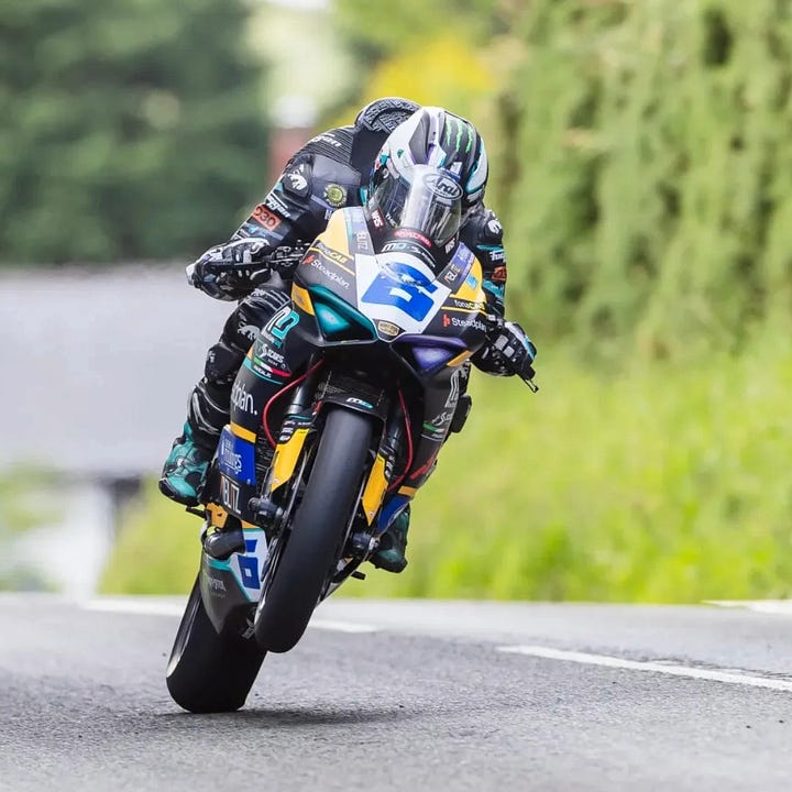 Michael Dunlop had a day on Friday. 📷 iomttraces.com