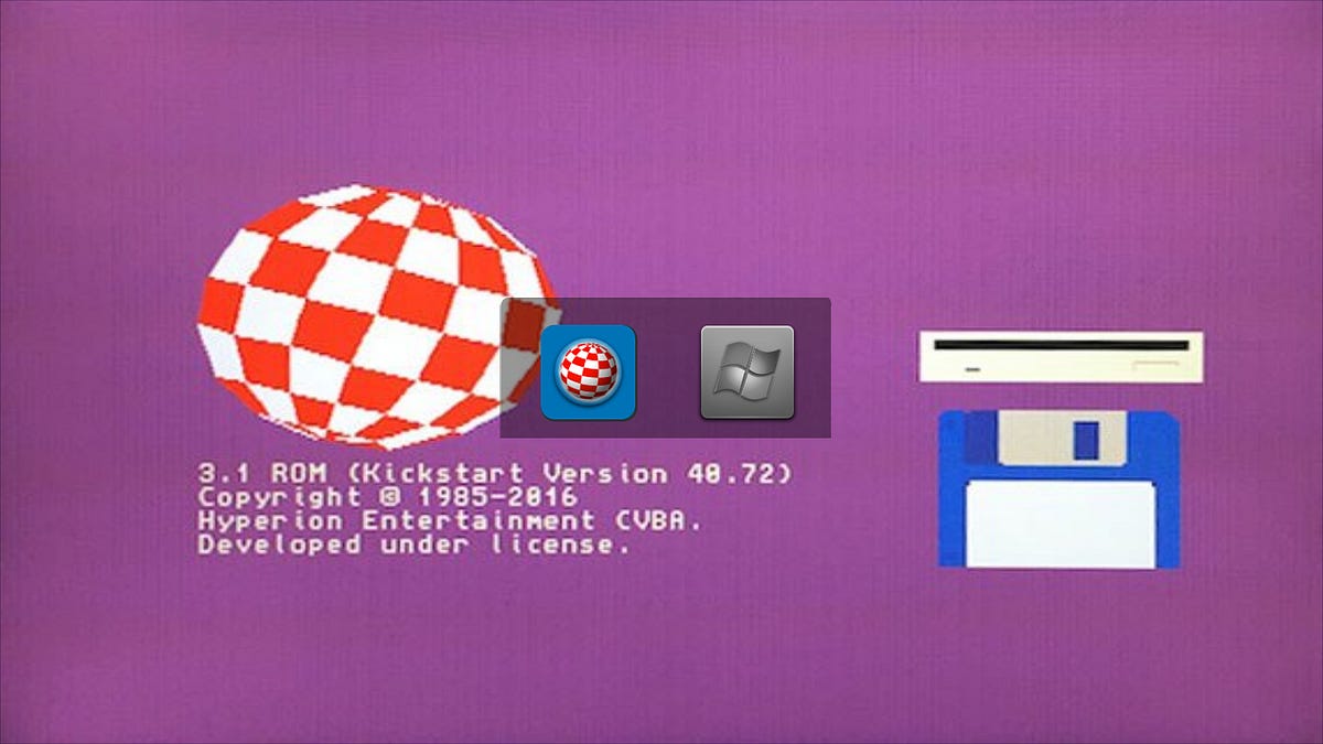 Make Linux look like Amiga OS