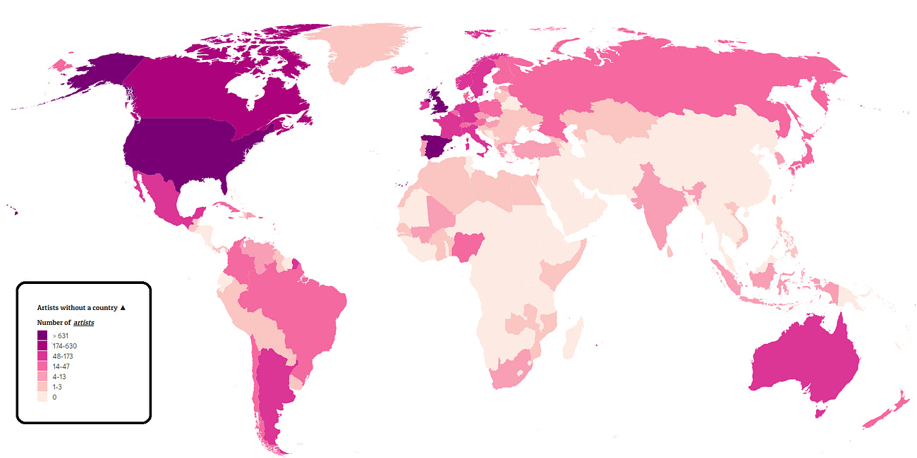 Un mapa musical del mundo y un puñado de recomendaciones