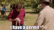 Xx Ron Swanson GIF - Xx Ron Swanson I Have A Permit GIFs