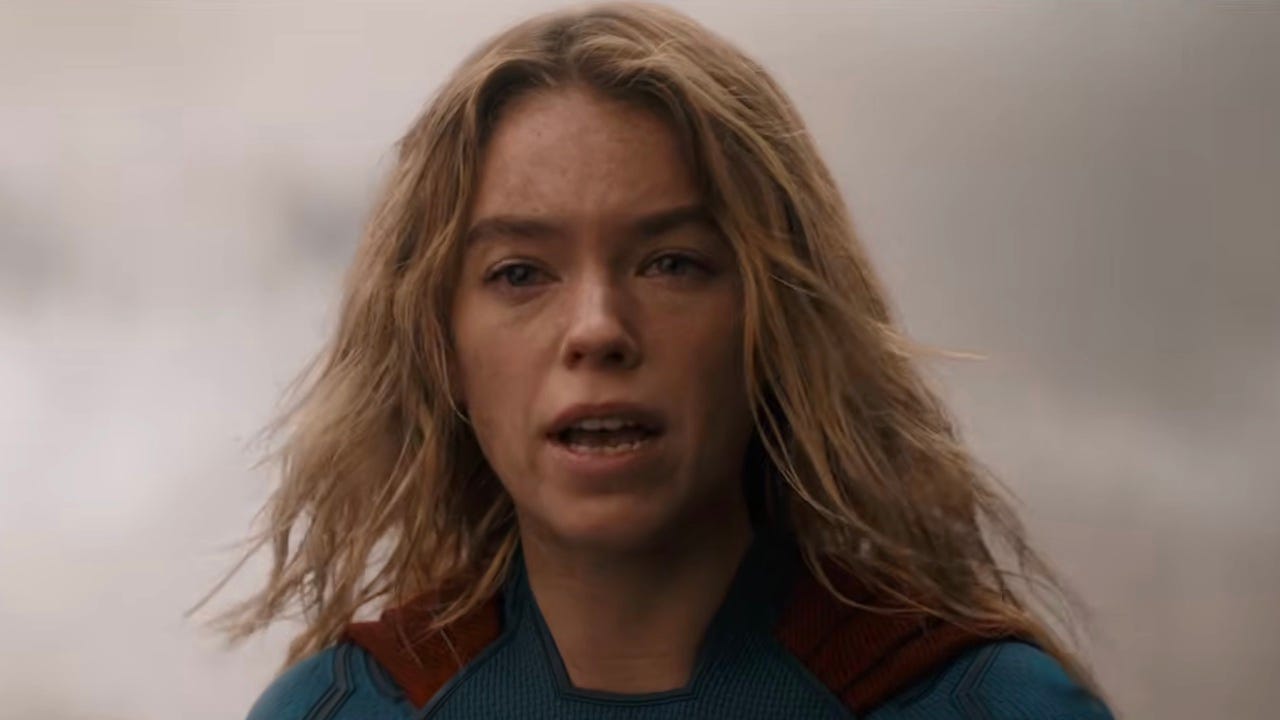 Milly Alcock's Supergirl looks rough.