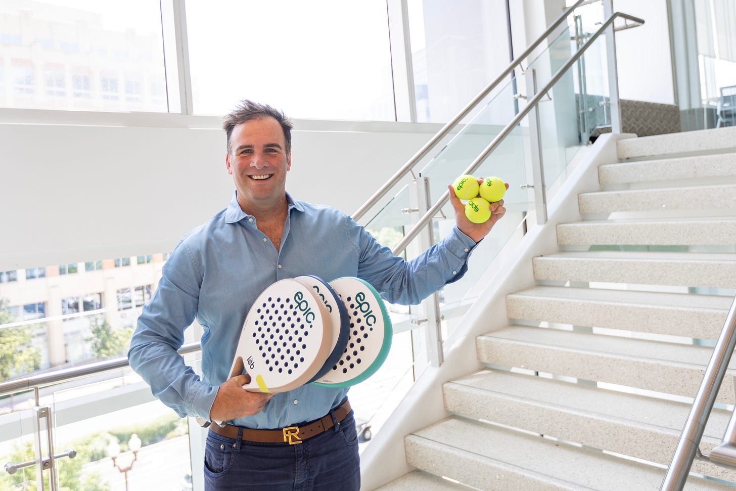 Tim Bainton, COO of Epic Padel