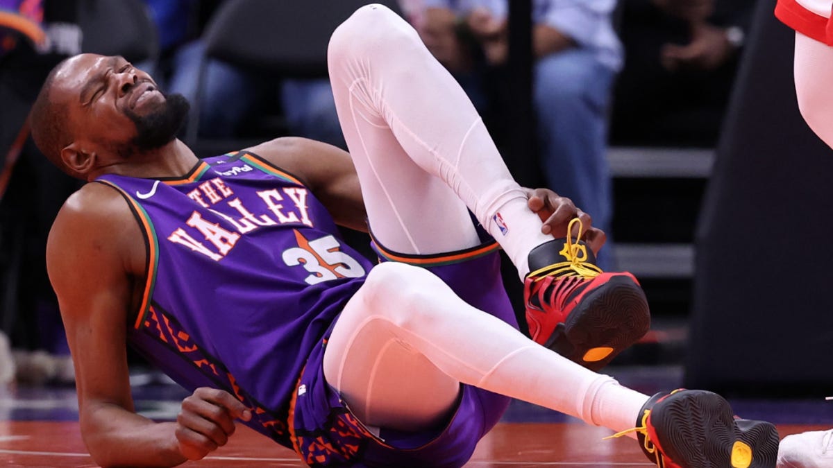 Kevin Durant injury: Suns star to get MRI on sprained ankle as team's Play-In chances continue to dwindle - CBSSports.com Kevin Durant injury: Suns star to get MRI on sprained ankle as team's Play-In chances continue to dwindle - CBSSports.com