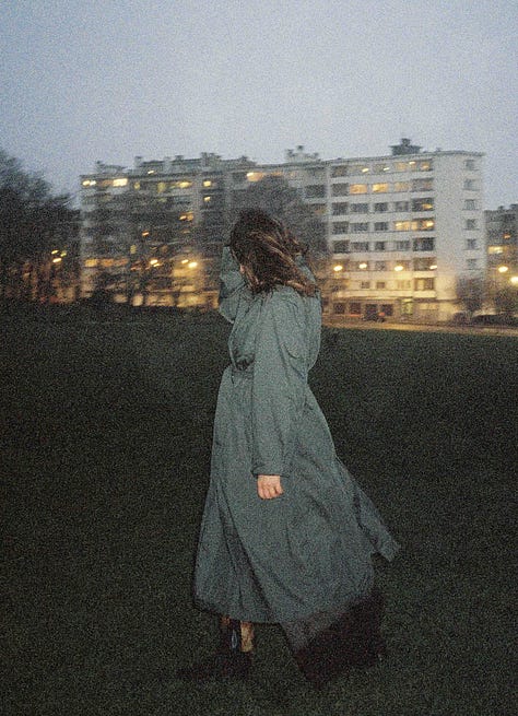 Photos of Félicia Atkinson, Christina Vantzou, and their new album cover "Water Poems"