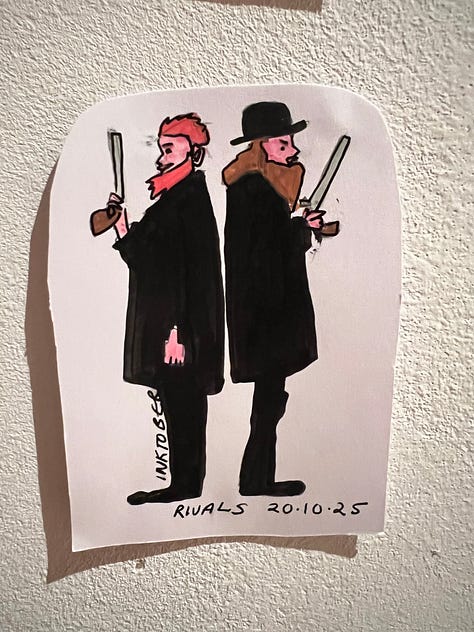 Sketch books and sketches