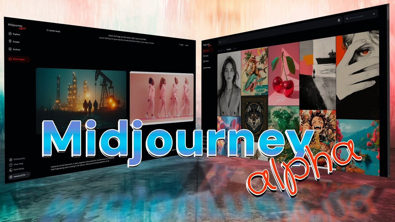 DISCORD НЕ НУЖЕН! Встречай Midjourney Alpha - YouTube