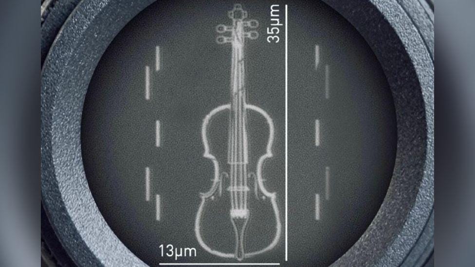 A teeny-weeny violin