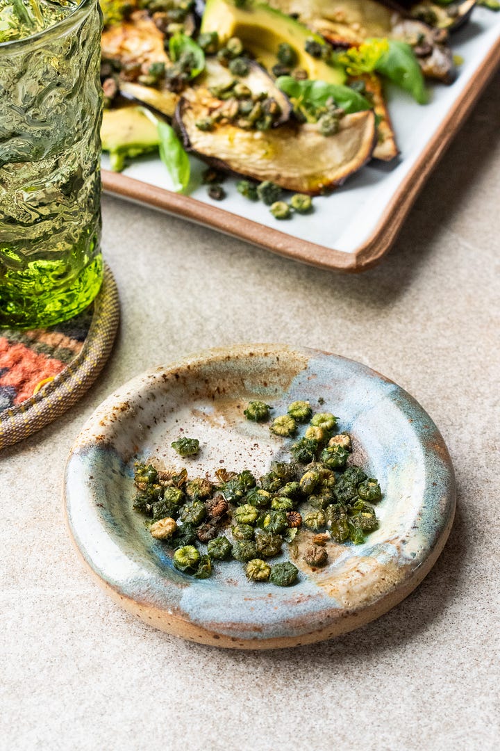 Recipe for mallow seeds, shot by JB Douglas for The Wild Grocery