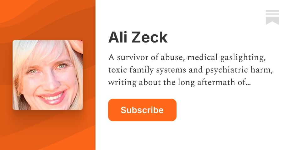 Ali Zeck | Substack