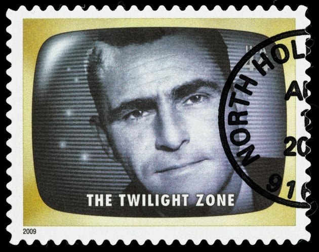 USA The Twilight Zone postage stamp