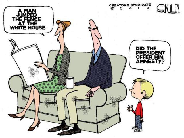 Obama jump fence amnesty funny Obama jump fence amnesty funny