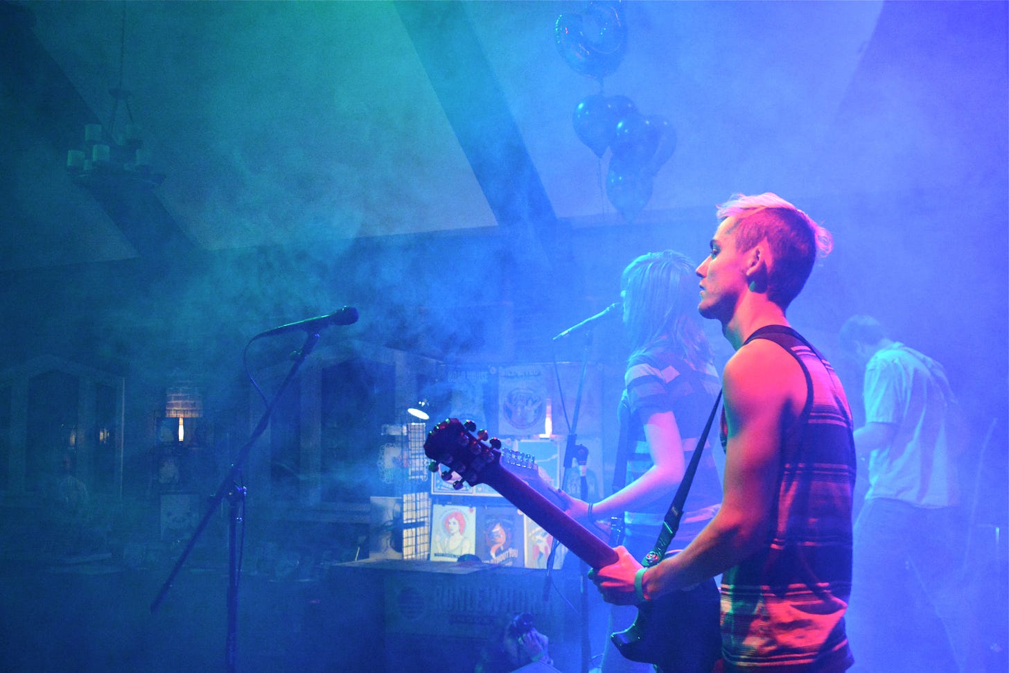 The first band of the night For the Fire.