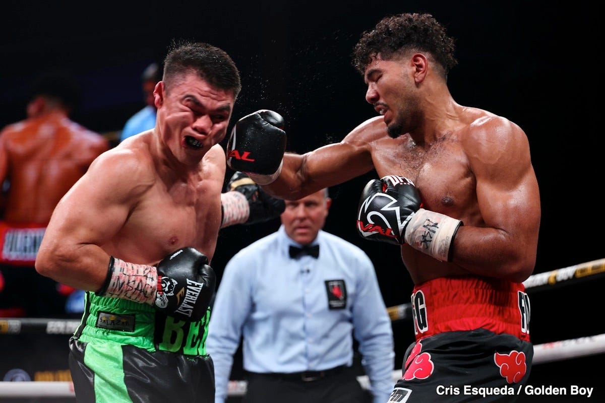 Image: Boxing Results: Bek Melikuziev Drops Fulghum, Wins Close Decision in Vegas